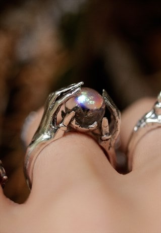 WHAT'S YOUR FUTURE? STERLING SILVER MYSTIC RING