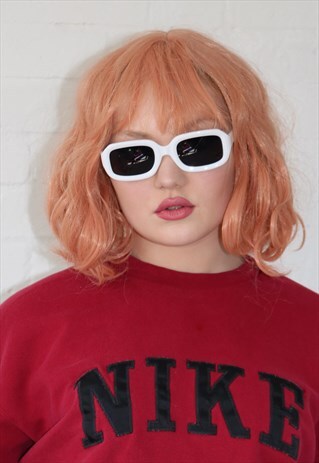 DREAMING RECTANGLE SUNGLASSES IN WHITE