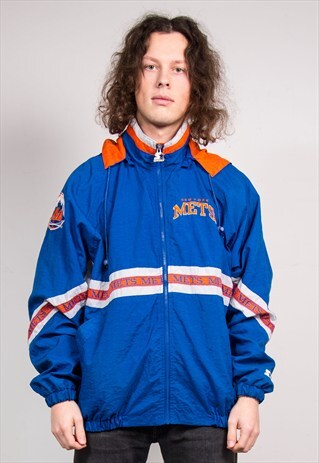 VINTAGE 90'S STARTER MLB NEW YORK METS JACKET