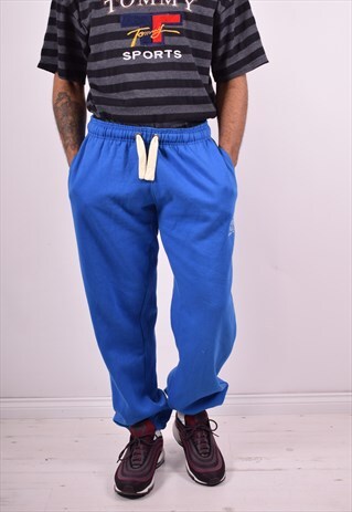 SERGIO TACCHINI MENS VINTAGE TRACKSUIT TROUSERS W34 L30 BLUE
