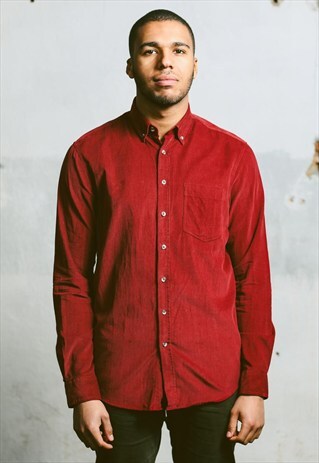 VINTAGE 90S CORDUROY OXFORD SHIRT