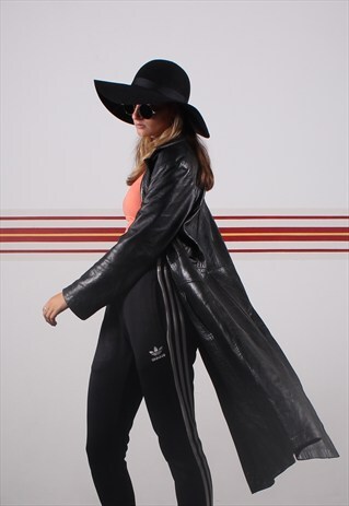 LEATHER DUSTER COAT