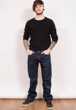 LEVI'S 505 DARK BLUE JEANS 32/33