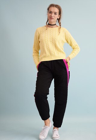 90'S RETRO ATHLEISURE SPORTS SKIING BOTTOM TROUSERS
