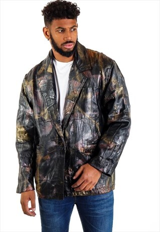 VINTAGE LEATHER JACKET J2732