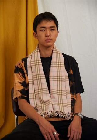 VINTAGE 00S Y2K BURBERRY TARTAN SCARF