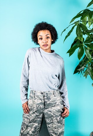 VINTAGE TURTLE NECK JUMPER IN GREY
