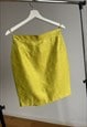 VINTAGE HIGH WAISTED ZUCCHERO YELLOW SKIRT