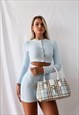 Authentic Vintage 2000s Limited Edition Blue Burberry Tote