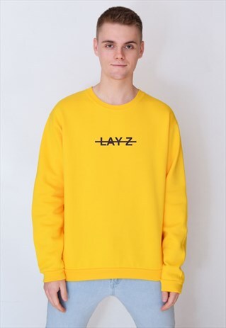 YELLOW LAY-Z (NAVY) SWEATSHIRT