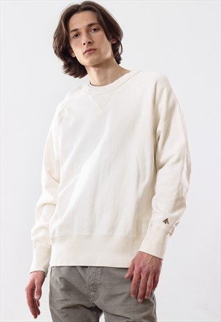 VINTAGE MENS NIGEL CABOURN BLANC SWEATSHIRT CREW NECK