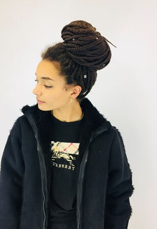 VINTAGE 80S FAUX SUEDE COAT
