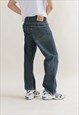 Vintage 90s Levi's 569 Loose Straight Leg Blue Jeans Men W34