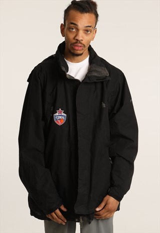 VINTAGE NIKE EMBROIDERED COACH JACKET
