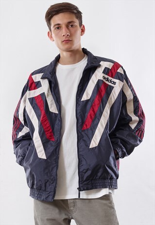 VINTAGE ADIDAS ORIGINALS TRACKSUIT 90S BLUE WHITE RED