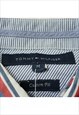 VINTAGE TOMMY HILFIGER RED STRIPED SHIRT WOMENS