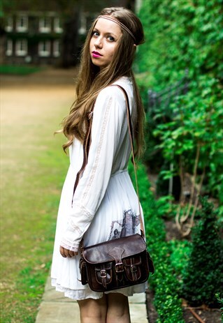 CLASSIC COCO LEATHER CAMERA SATCHEL (SMALL)