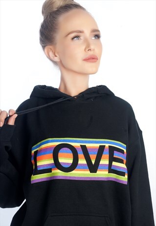 THE BLACK LOVE RAINBOW SPRING SUMMER FESTIVAL HOODIE