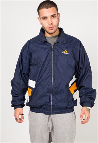 VINTAGE 80S ADIDAS SHELL SPORT JACKET / S1074