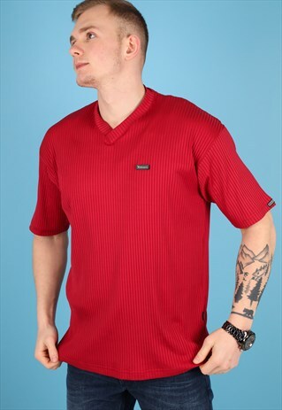 VINTAGE VERSACE T-SHIRT IN RED NT9