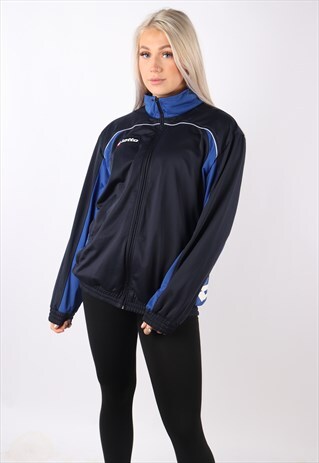 VINTAGE LOTTO TRACKSUIT JACKET OVERSIZED 90S SPORTS M/L 12
