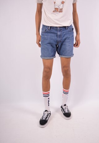 VINTAGE LEVI'S 514 DENIM SHORTS BLUE