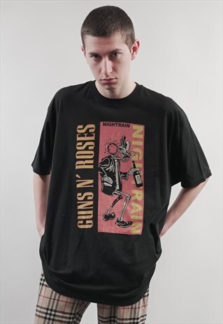 VINTAGE GUNS N' ROSES, NIGHTRAIN BAND T-SHIRT