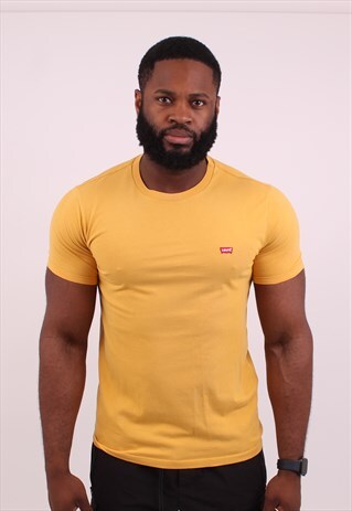 Vintage Levi's Yellow Logo T-Shirt