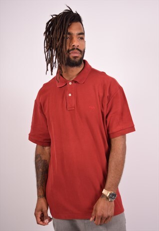 VINTAGE FILA POLO SHIRT MAROON