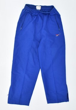 Vintage 90's Reebok Tracksuit Trousers Blue