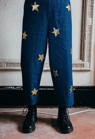 COSMIC DENIM ANKLE GRAZERS