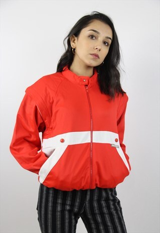 VINTAGE RED SPORTS 90S JACKET