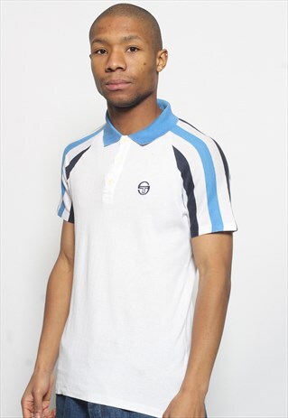 VINTAGE SERGIO TACCHINI LOGO POLO T-SHIRT