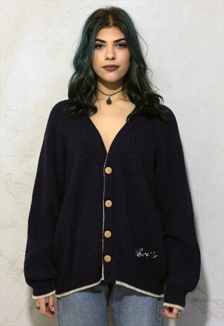 BLUE VINTAGE LEVI' S CARDIGAN A161