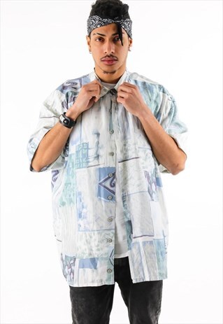VINTAGE PATTERN SHIRT PSAW279D