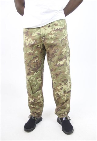 VINTAGE CAMO ARMY 90'S TROUSERS