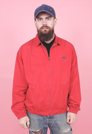 VINTAGE POLO RALPH LAUREN HARRINGTON JACKET /R4183