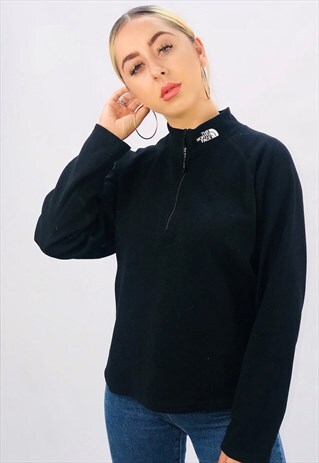 VINTAGE THE NORTH FACE 1/4 ZIP UP FLEECE