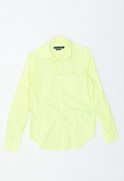 Vintage 90's Polo Ralph Lauren Shirt Slim Fit Yellow