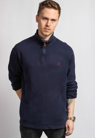 VINTAGE RALPH LAUREN HALF ZIP JUMPER