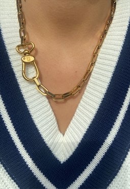 Authentic Fendi Clasp - Repurposed Necklace