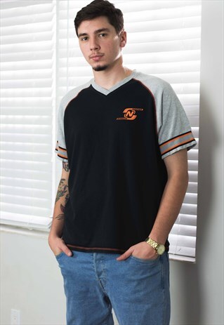 VINTAGE NAUTICA T-SHIRT LOGO 90S XL 9.5