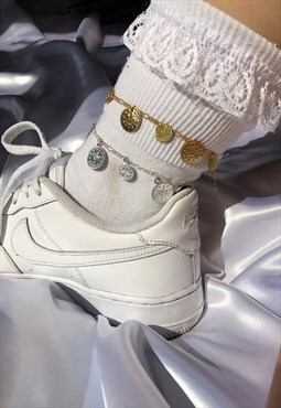 Coin anklet