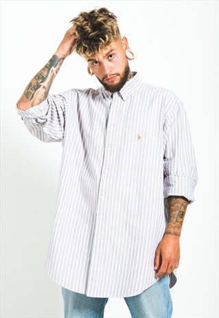 VINTAGE 80S CLASSIC POLO RALPH LAUREN SHIRT / S6138