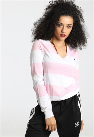 90S RALPH LAUREN EMBROIDERED LOGO SWEATSHIRT