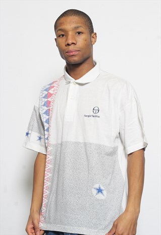 VINTAGE SERGIO TACCHINI POLO SHIRT WHITE