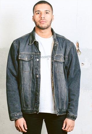 VINTAGE LINED DENIM JACKET