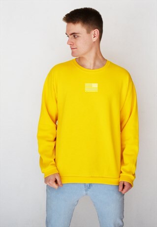 YELLOW AMERICA (WHITE) SWEATSHIRT