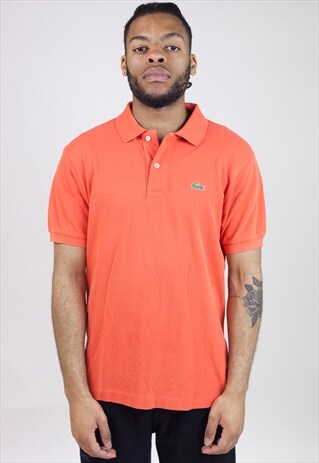 VINTAGE LACOSTE ORANGE POLO SHIRT