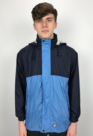 90S VINTAGE K-WAY 2000 PACKABLE FESTIVAL RAIN JACKET MAC